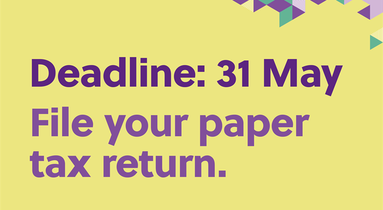 Deadline for 2023 tax returns is 31 May 2024