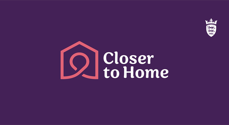 A logo of the closer to home scheme with text 'Closer to Home'