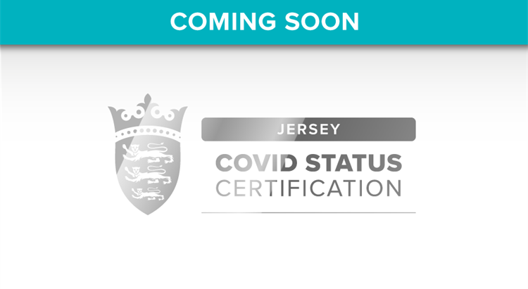 COVID Status Crtification logo is coming soon