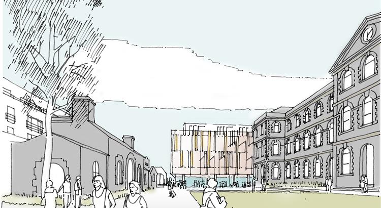 Future Hospital Gloucester Street Sketch Image
