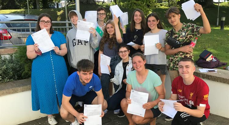 Jersey students celebrate their GCSE results