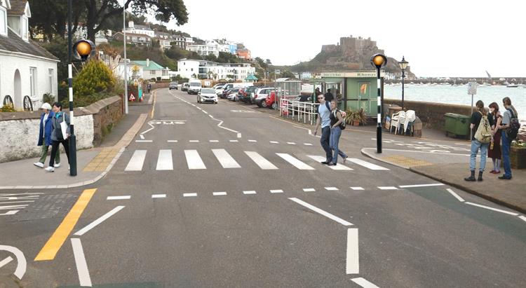 Zebra crossing at Gorey