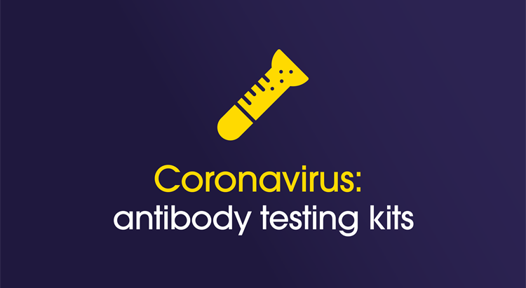 Coronavirus: antibody testing kits