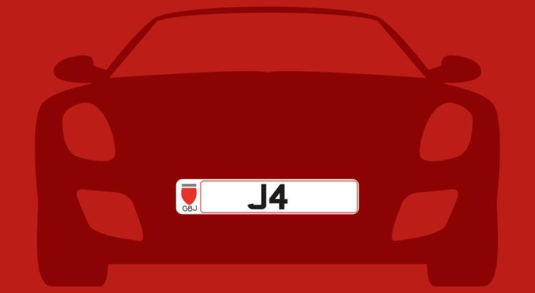 J4 licence plate 