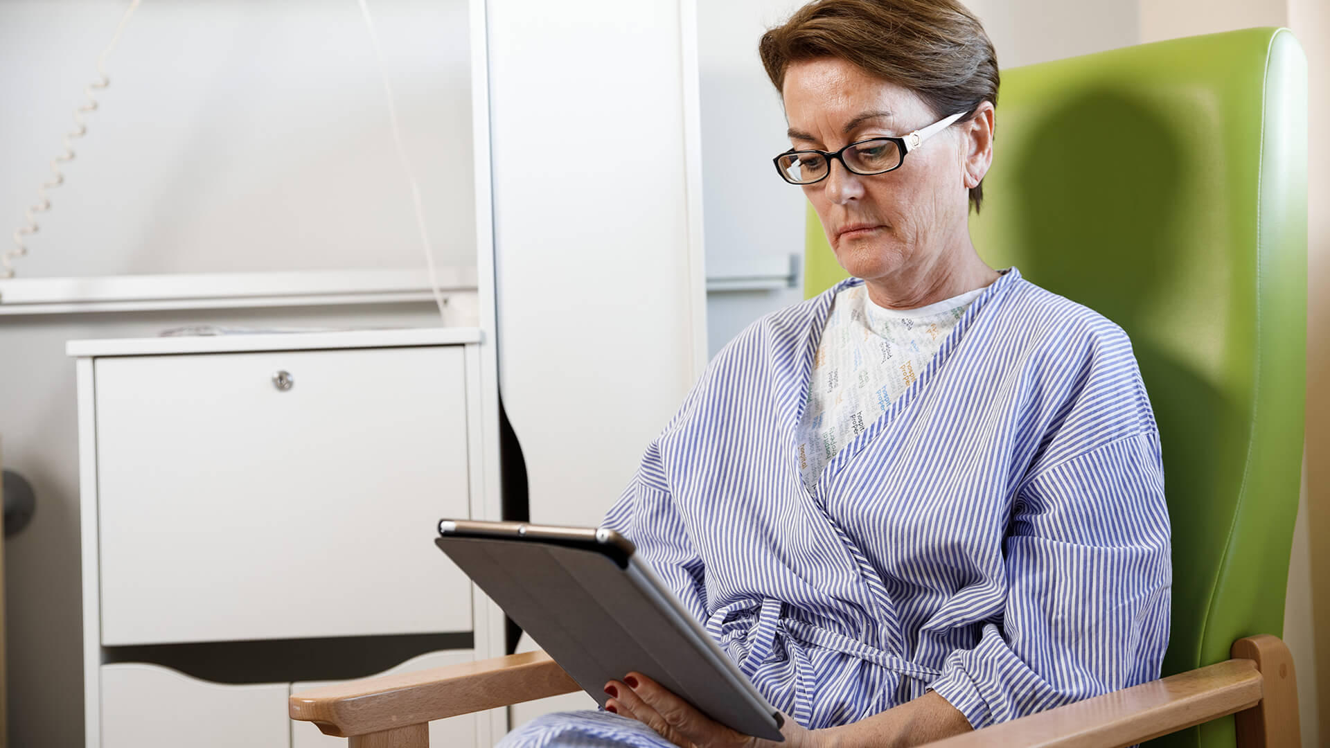 Patient reading