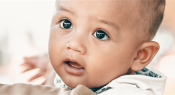 Man holding baby