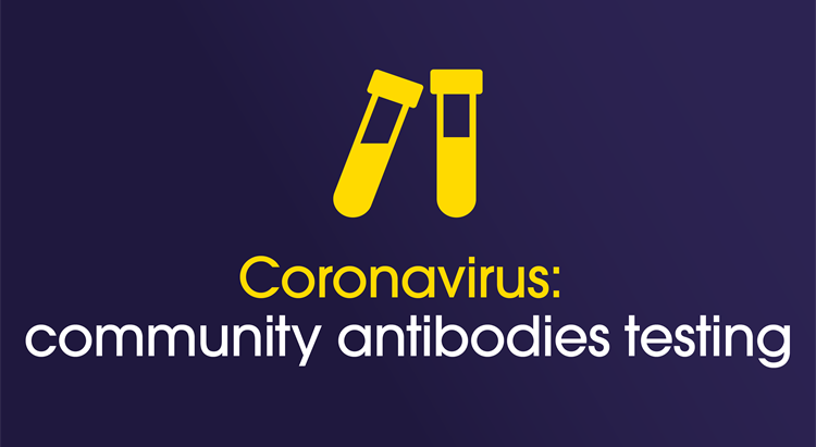 Coronavirus: community antibodies testing