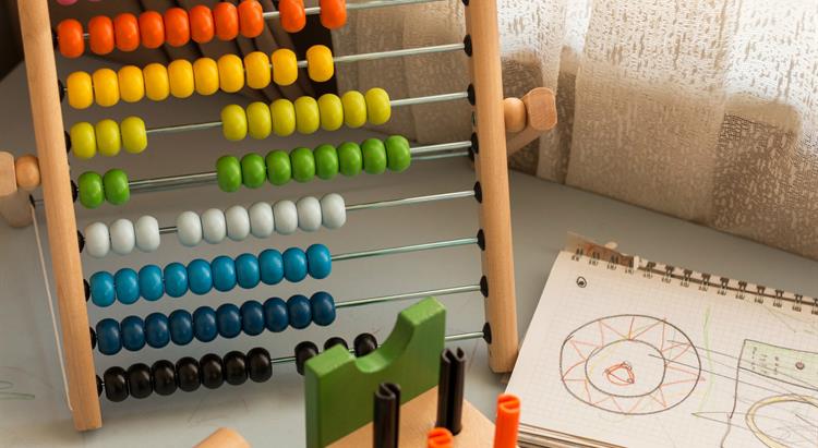 Photograph of an abacus