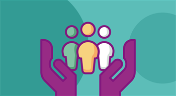 People in hands